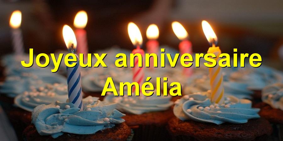 Joyeux anniversaire Amélia