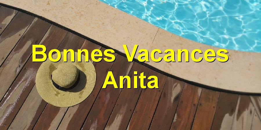 Bonnes Vacances Anita